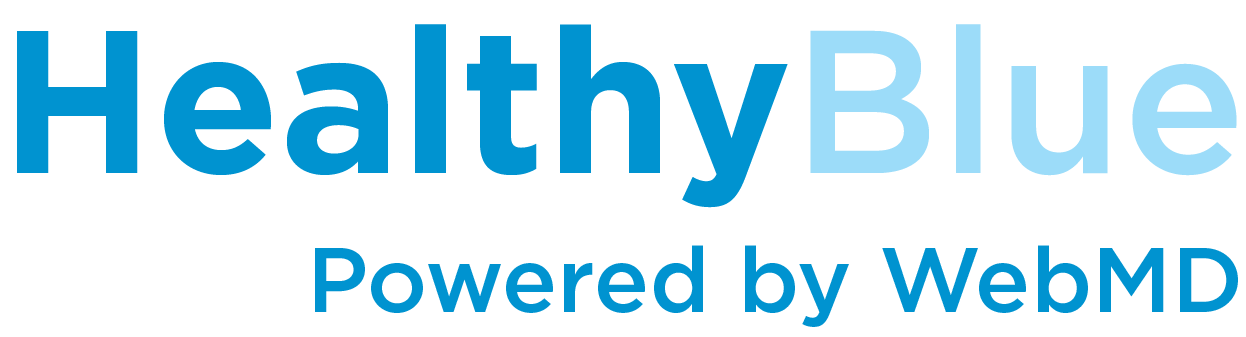 HealthyBlue Powered by WedMD logo