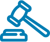 Members appeal icon of a gavel.