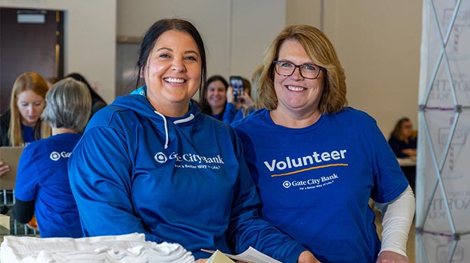 Gate City Bank employees smiling