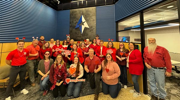 TrueNorth Steel team members Giving Hearts Day