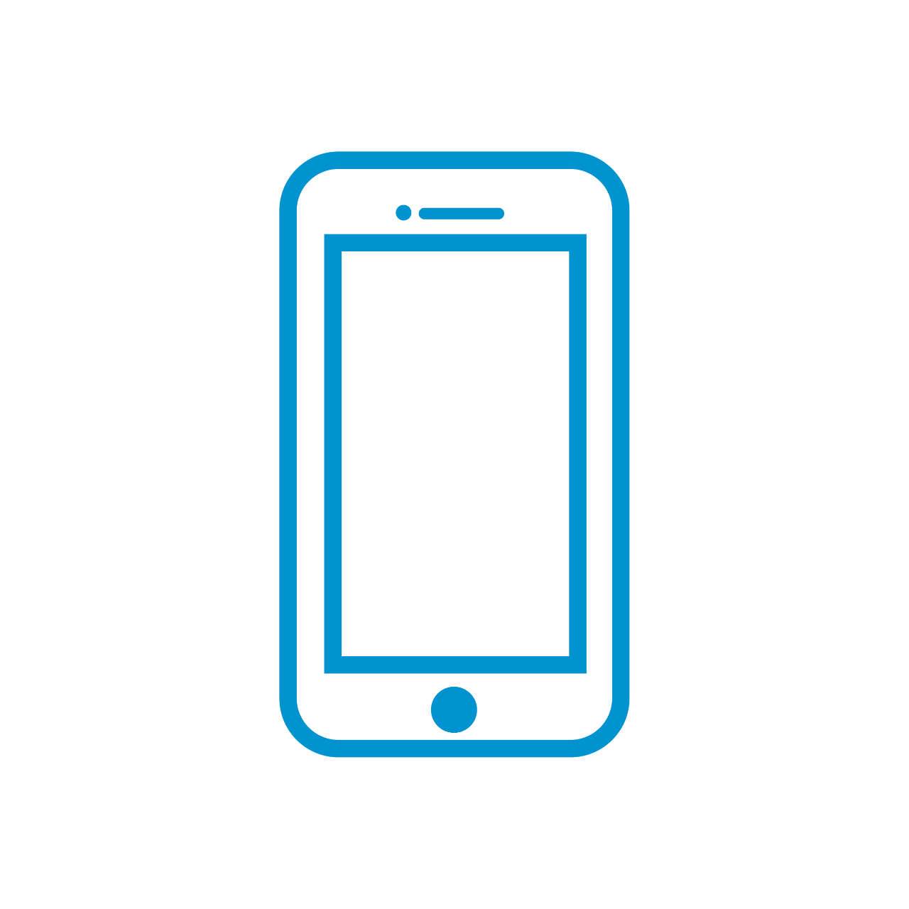 Icon of a smart phone