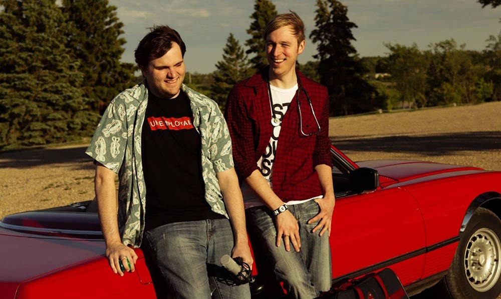 BCBSND Legal intern, Skyler Ienuso (left) with his friend Ty