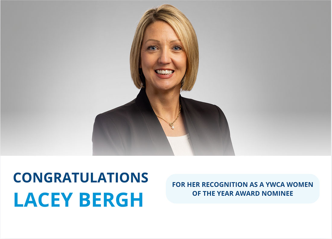 Lacey Bergh YWCA women of the year nominee