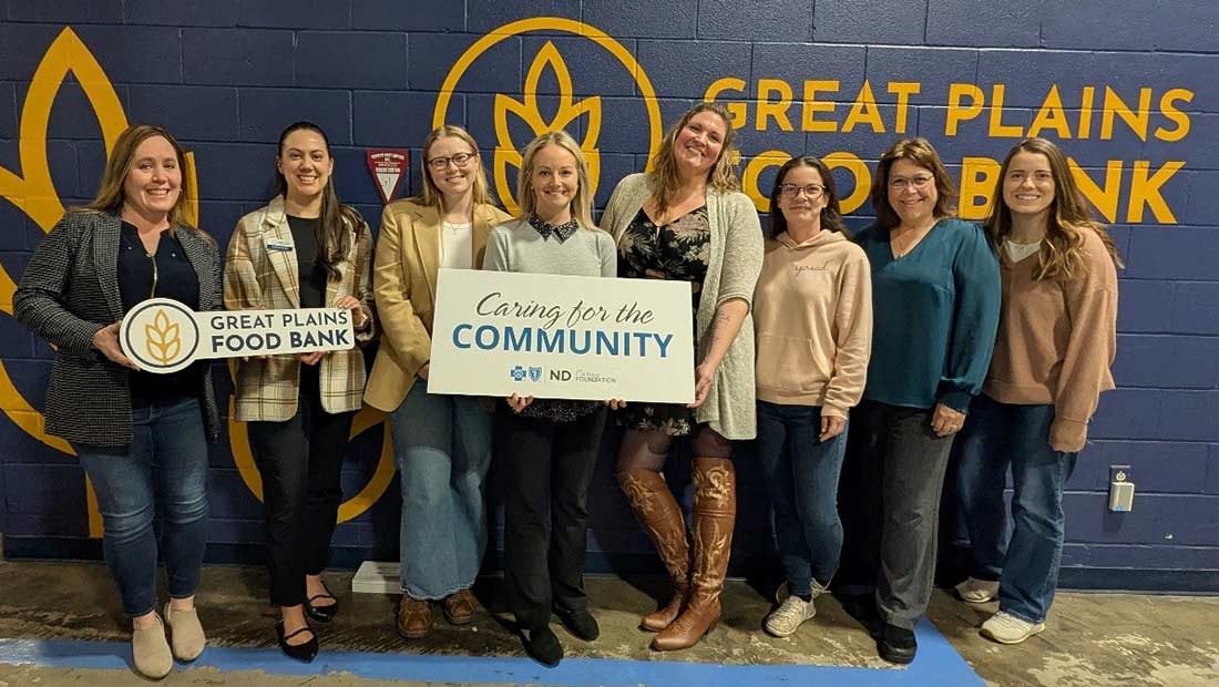 BCBSND Caring Foundation donates to help Great Plains Food Bank