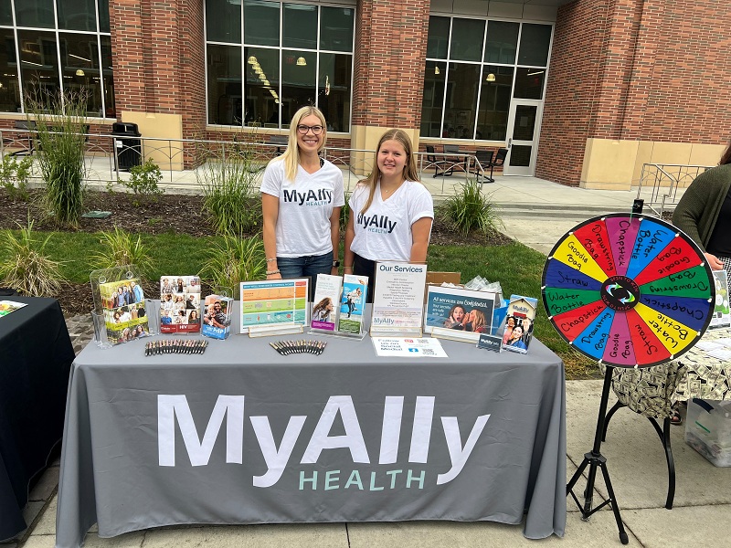 My Ally Health booth