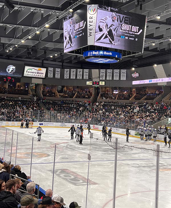 The Fargo Force official Shut Out the Stigma game night was Friday, Feb. 28. 