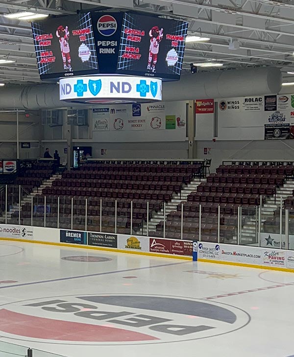 Minot Minotauros Hockey Game prepare for their official Shut Out the Stigma game night on Friday, March 28