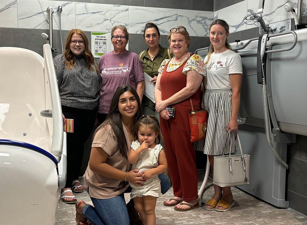 A group of women at a health care provider facility