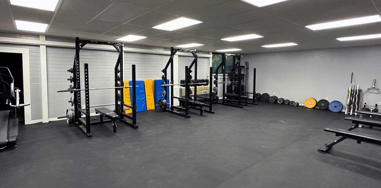 The Community Wellness Center’s weight room.