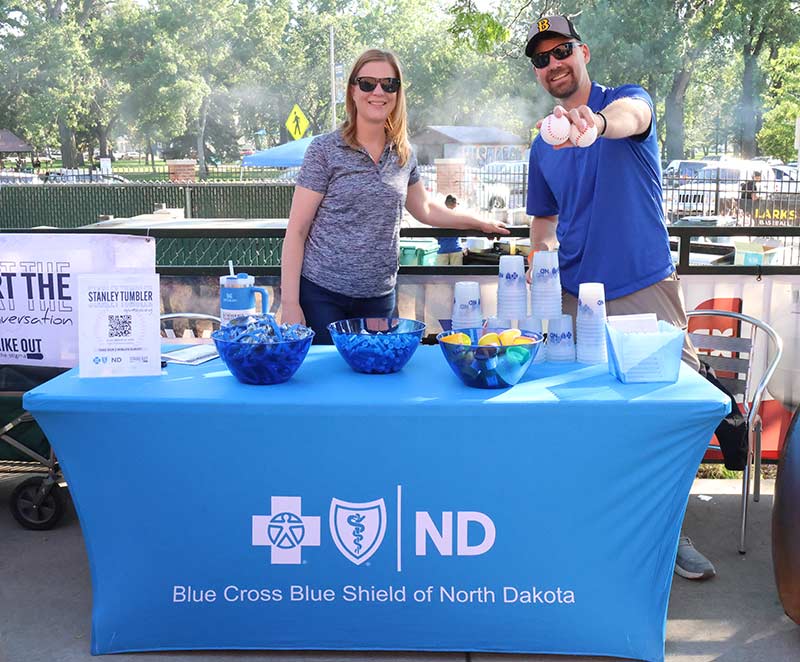Strike out the Stigma booth at baseball game