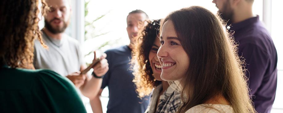 Friends hanging out with each other