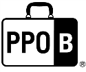 An icon of a suitcase with PPO B inside